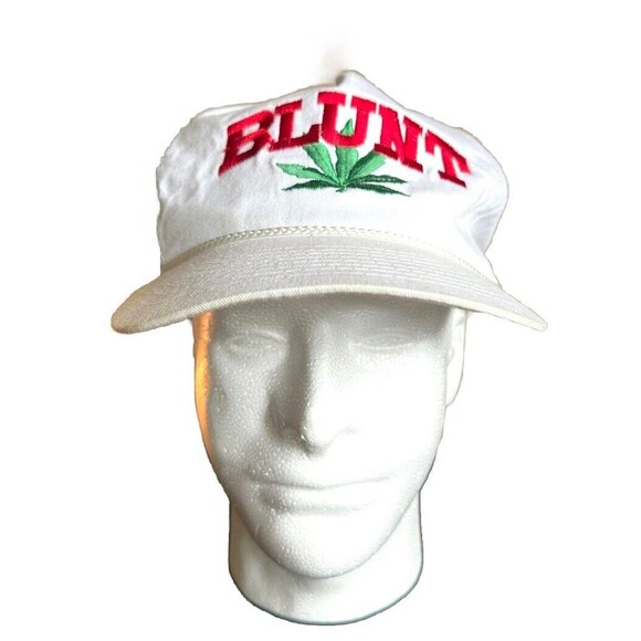 Vintage 90’s Blunt Pot Leaf SnapBack Hat - Picture 1 of 5
